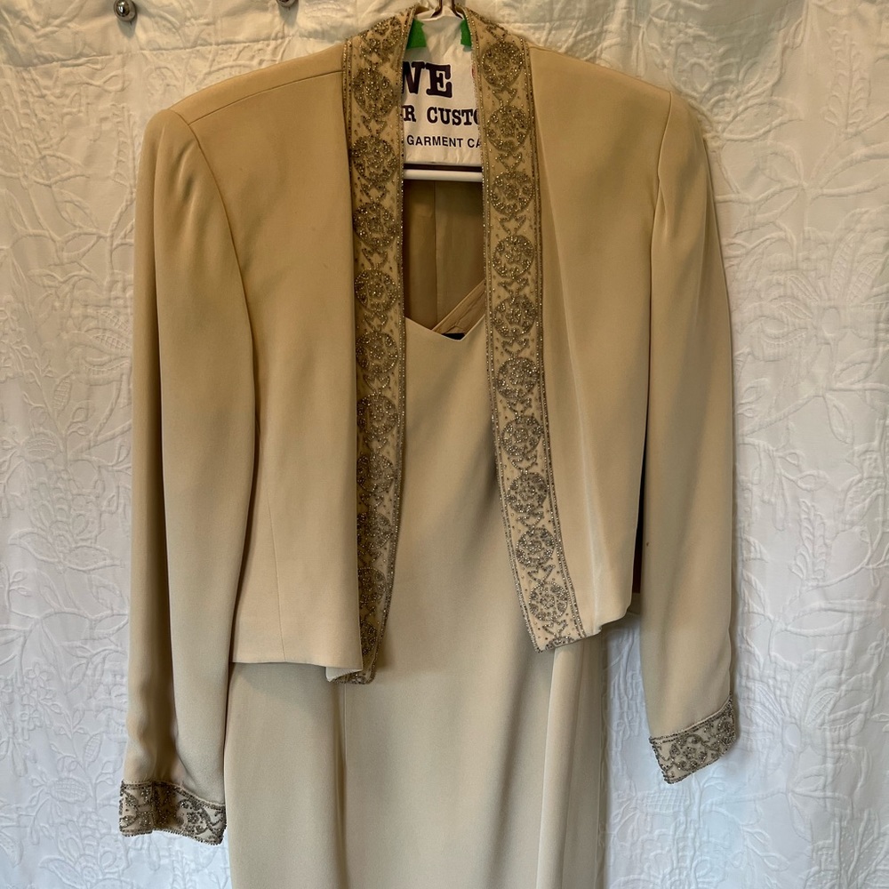 Dana Buchman party/cocktail dress and jacket.